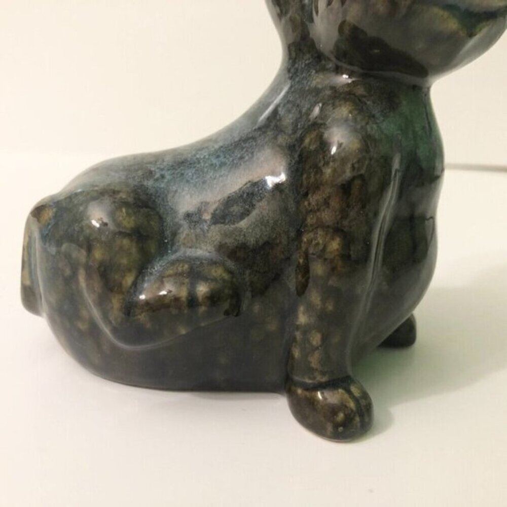 Vintage Lot of 2  Cow Figurine 5 Inch Tall Ceramic Figures - Picture 13 of 15